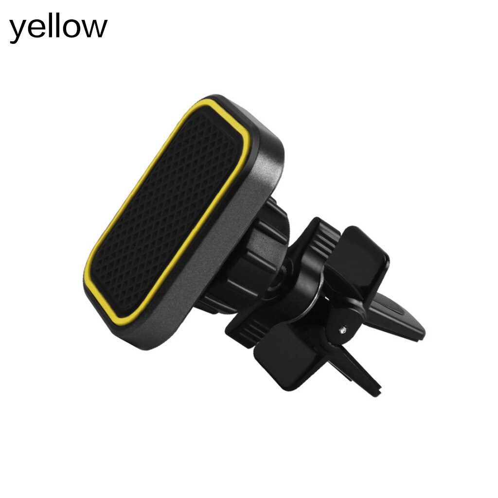 Support de téléphone universel pour voiture, décoration diamant en cristal, support de téléphone portable non magnétique pour iphone xs max xiaomi: Jaune