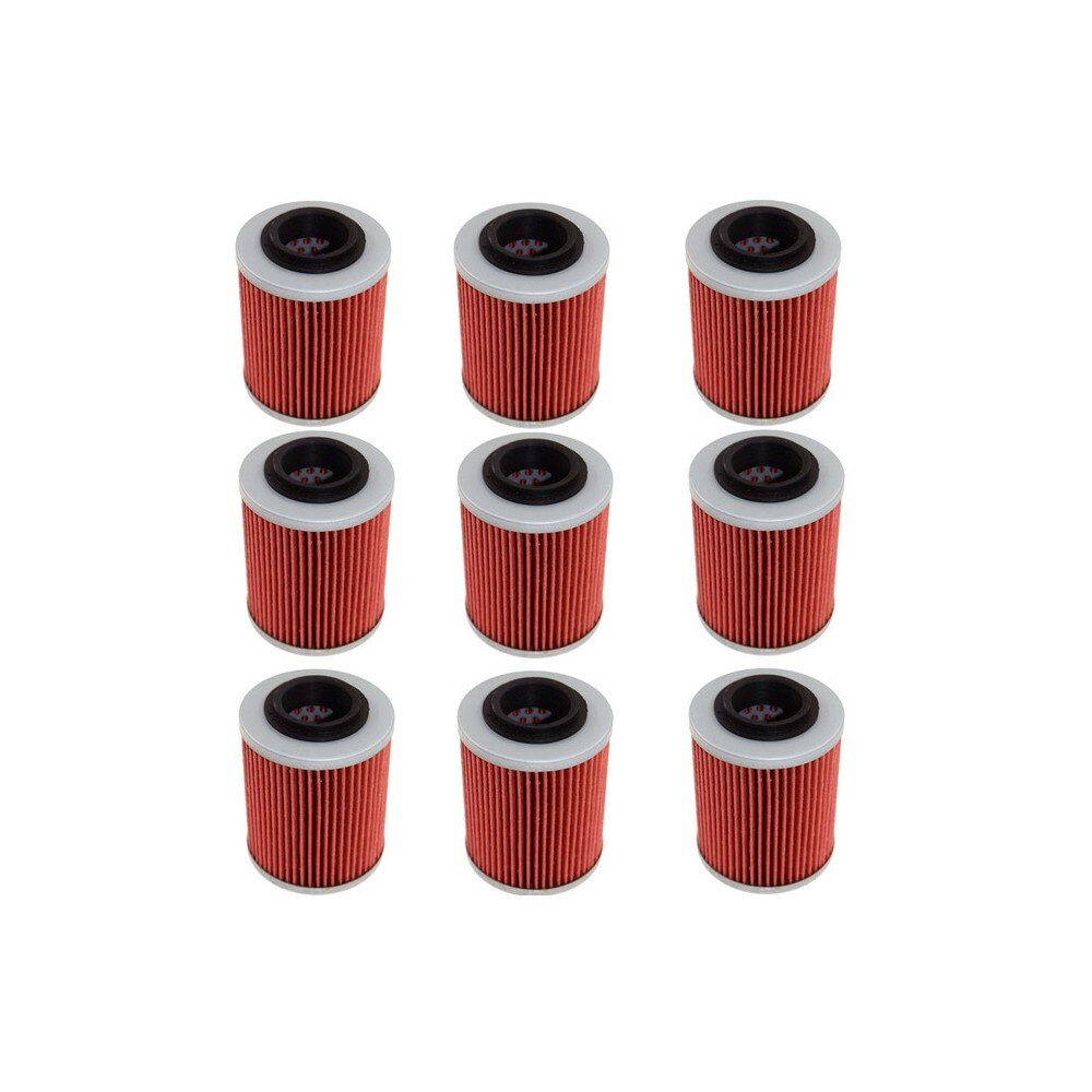 Olie Filter 1000 Voor Can-Am Bombardier DS650 Commander Renegade Outlander 400 500 650 800 500 570 850 850R 1000 1000R BOMBARDIER: 9 pc