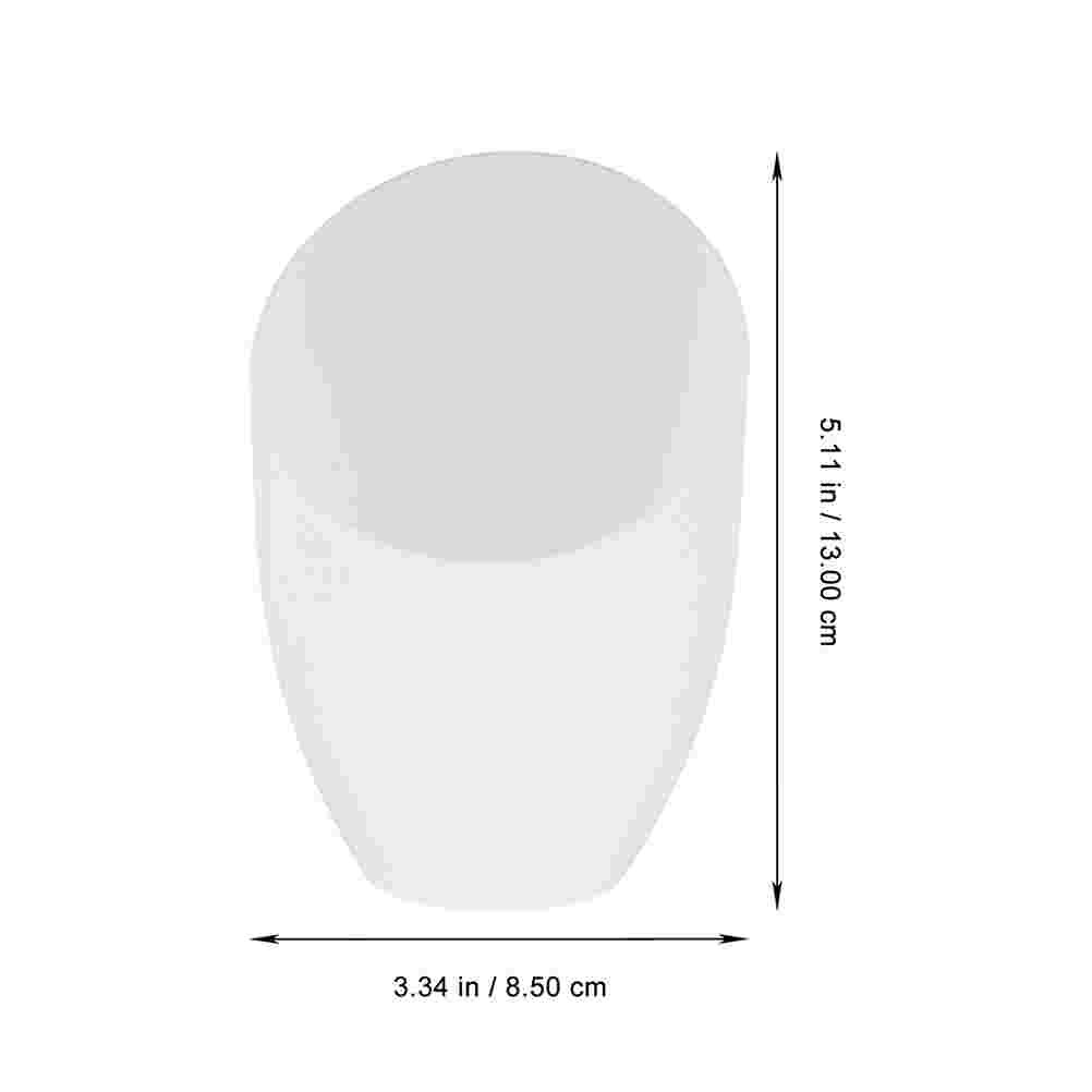 6pcs Household Plastic Lampshade Light Cover Ceiling Light Lamp Cover White