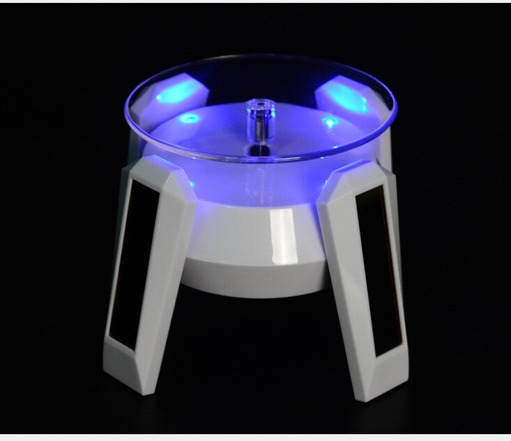 UFO with Light Display Stand Rotating Stand Display Stand Jewelry Jewelry Bracelet Display Stand Ring Stand: White blue light