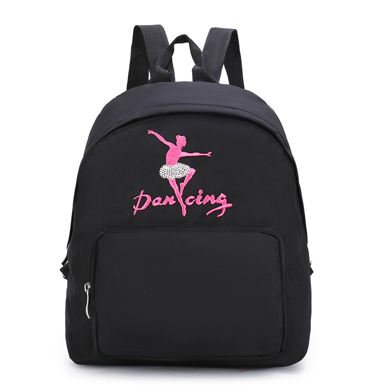Chica negro Ballet para niños, bolsa para la bailarina de baile de la escuela bolso de hombro rosa para niños gimnasio bailando mochila chicas mochilas Ballet Dance