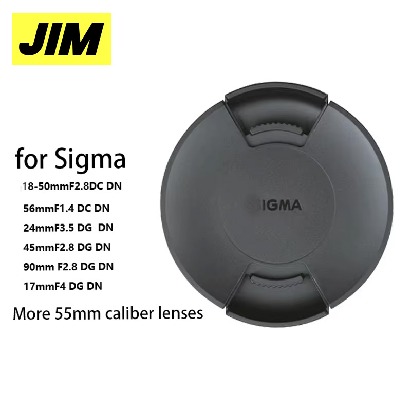 2- pakning opprinnelig lcf -55 iii linsedeksel til sigma 55mm frontbeskyttelsesdeksel 17 f/ 4 24 f 1.4 3.5 56 f /45 90 2.8 18-50 55mm objektiv