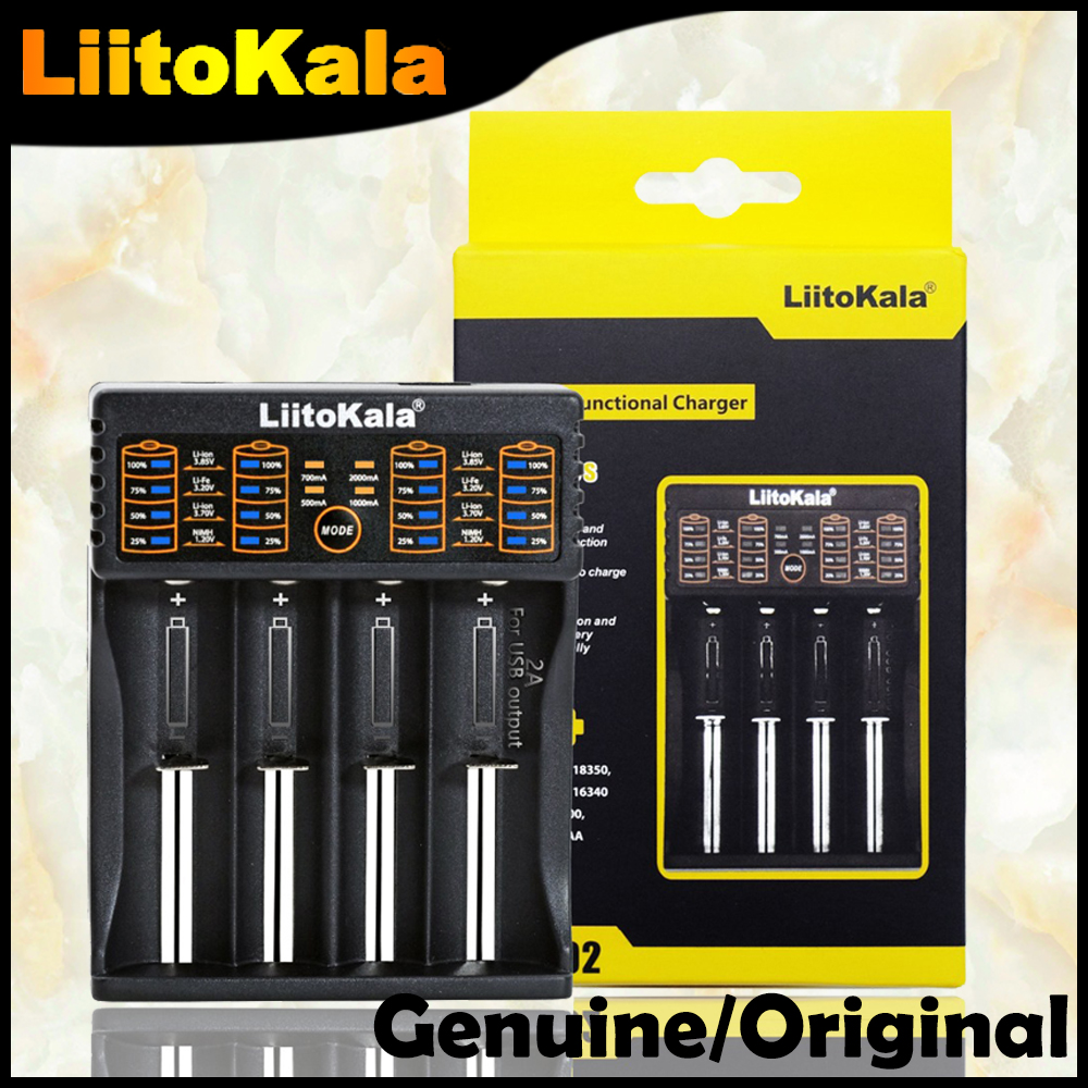 Liitokala Lii-402 Lii-PD4 18650 3.7V 3.2V 3.85V 26650 20700 14500 21700 20700B 16340 25500 Nimh Lithium Batterij smart Charger