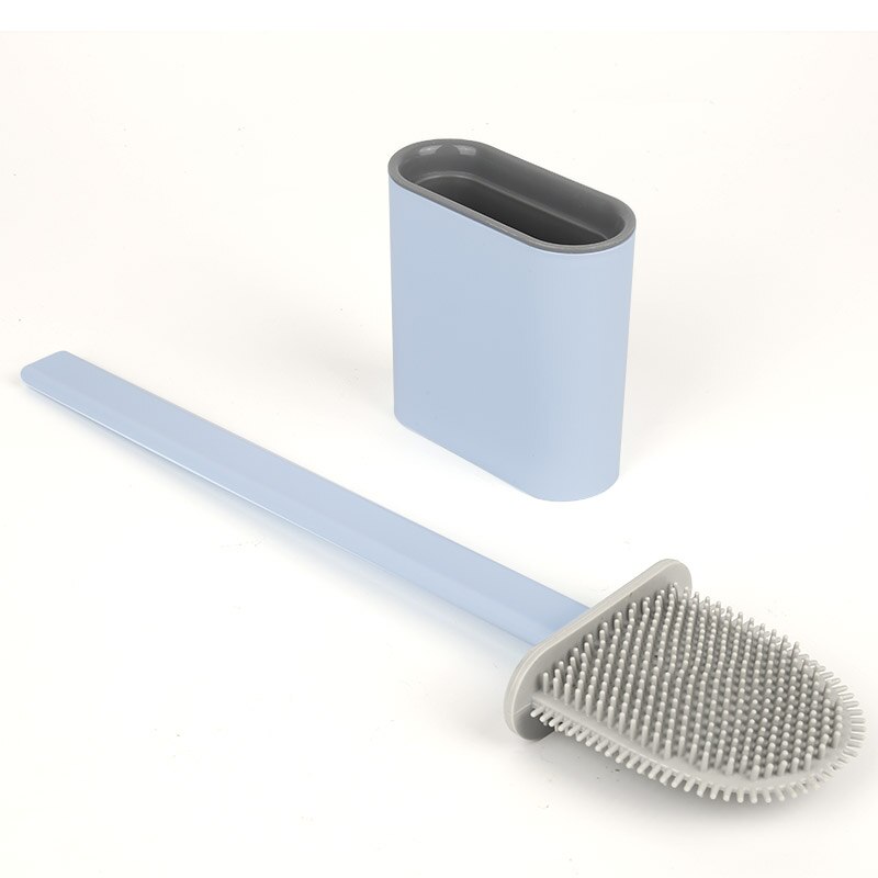Silikoni-wc-harja flex-wc-harjan pidike pesuharjat seinään asennettava kylpyhuone-wc-puhdistusaine kylpyhuonelaitteisto