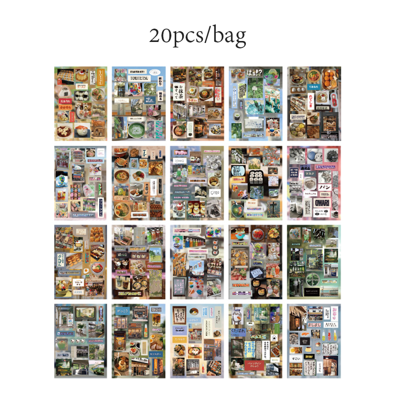 Mr. Paper 4Style 20 unids/bolsa película cortada libro de pegatinas manual DIY álbum de recortes marco de fotos sobre calendario decoración de tarjetas de felicitación: Borgoña