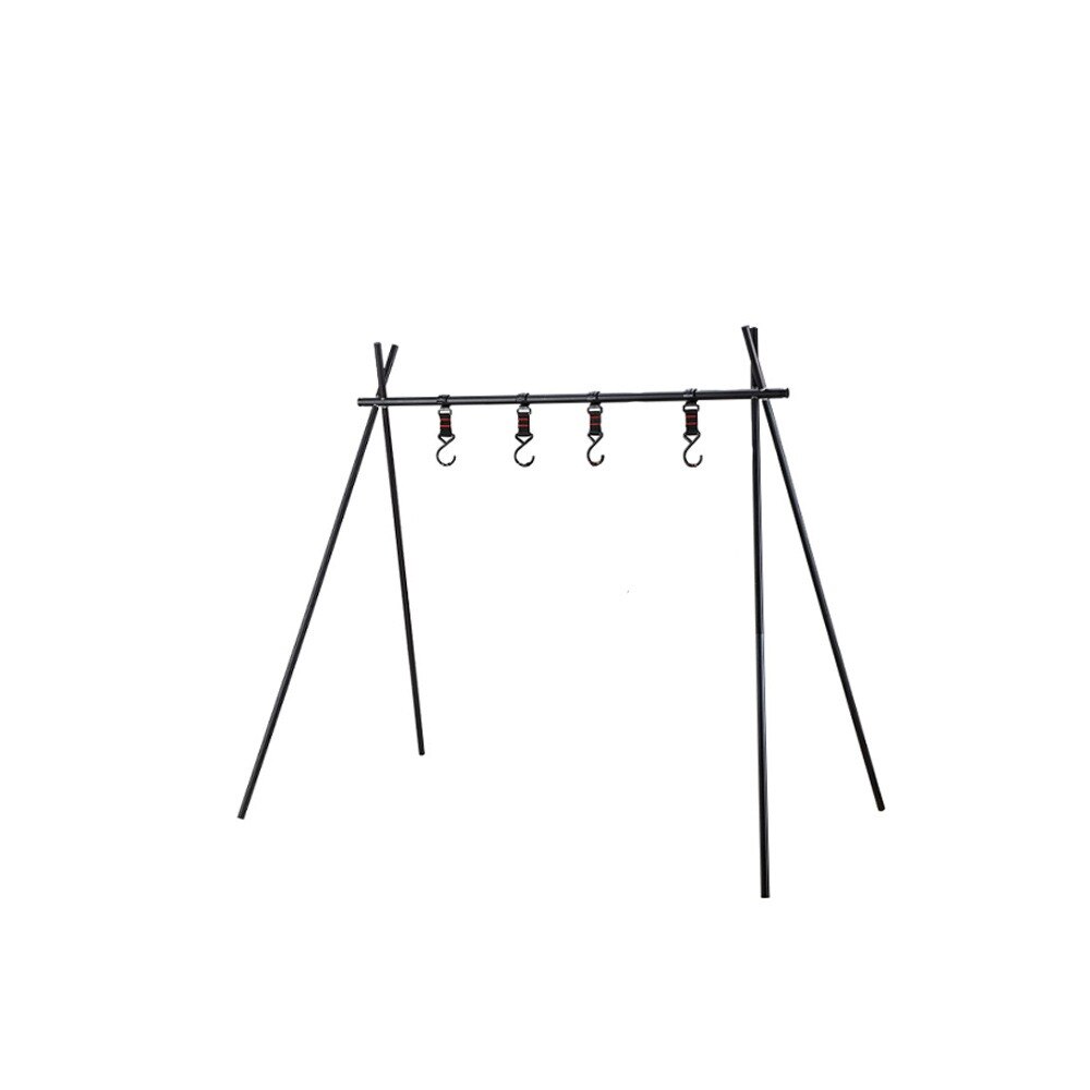 Ultralight Indian Hanger Aluminiumlegering Opknoping Rack Outdoor Camping Driehoekige Rack Kamp Servies Kookgerei Rack: M