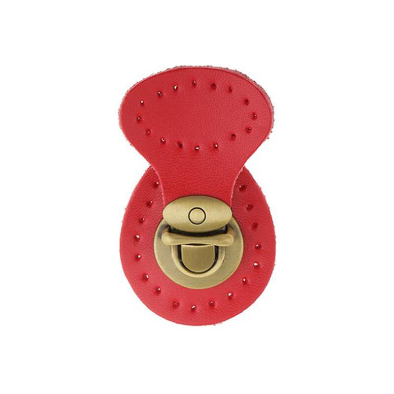 Fermeture de serrure de sac en cuir fait à la main, fermeture à bouton magnétique, boucles à pression pour bricolage sac à main bandoulière, fermoir de remplacement: 02