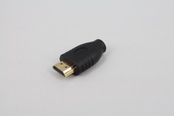 thumbnail interactive-video image 1 of HDMI Type A Male To Micro HDMI (Type D) Female Adapter – For Camera, HDTV, Tablet 1 of 3