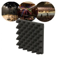 30*30*3cm quadrato fonoassorbente spugna pannello di parete acustico piastrelle studio isolamento acustico cuscinetti in schiuma per studio