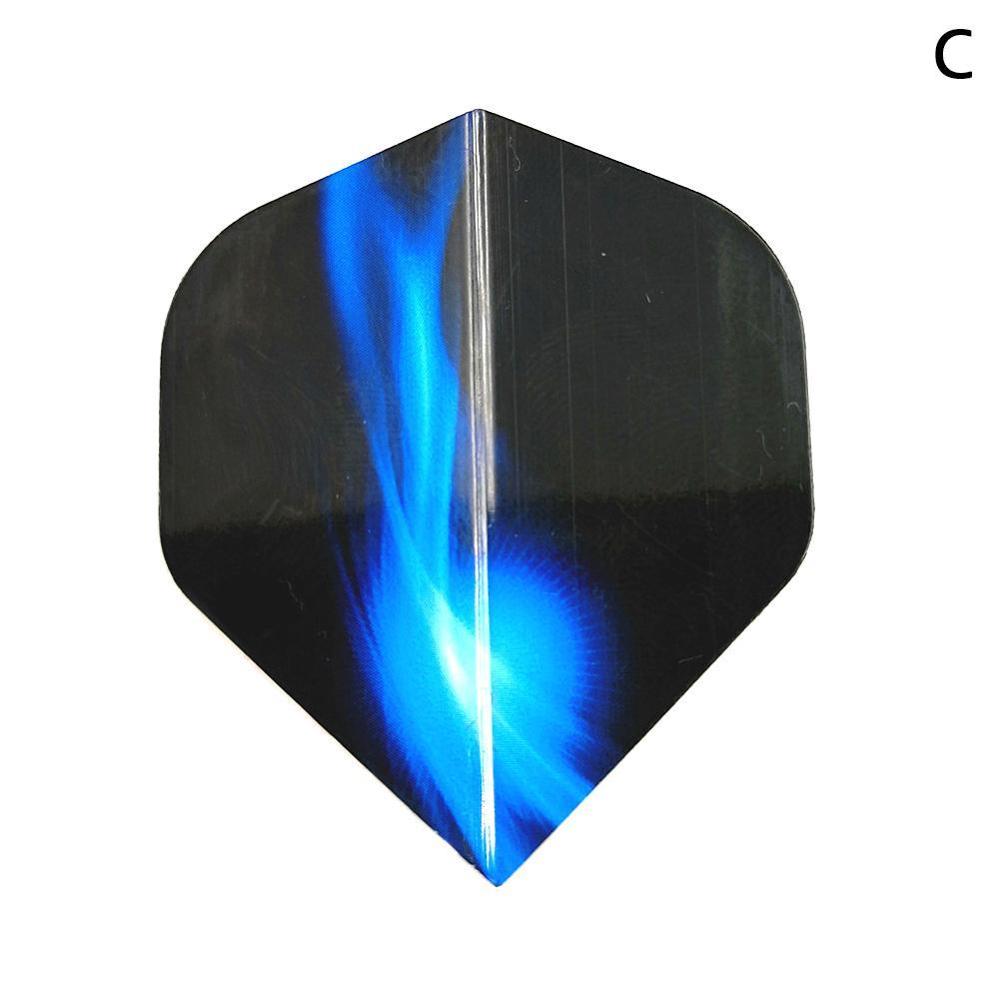 1 pc Darts FlüGel Wahl Flug Schwanz Pfeil Feder Darts Feder draussen Ta Schwanz draussen Flug Y6Y8: Blau