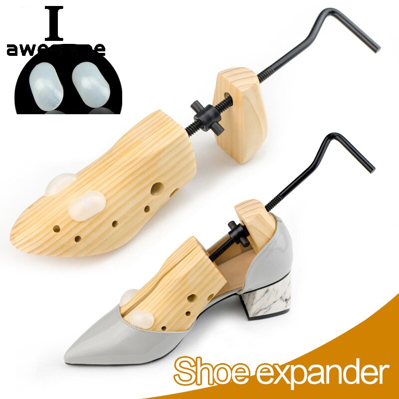1 Piece Wood Wooden Shoe Trees Adjustable Shape For Women And Men Shoes Tree Shoe Stretchers Pumps Boots Expander