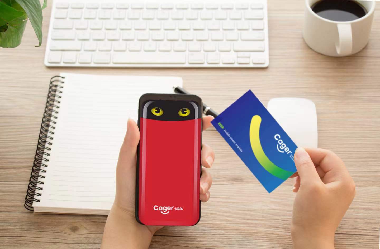 Cager-Batería Externa S98 para teléfono móvil, cargador portátil Original de 10000mAh, para iPhone 12Pro, Xiaomi, Huawei y Samsung