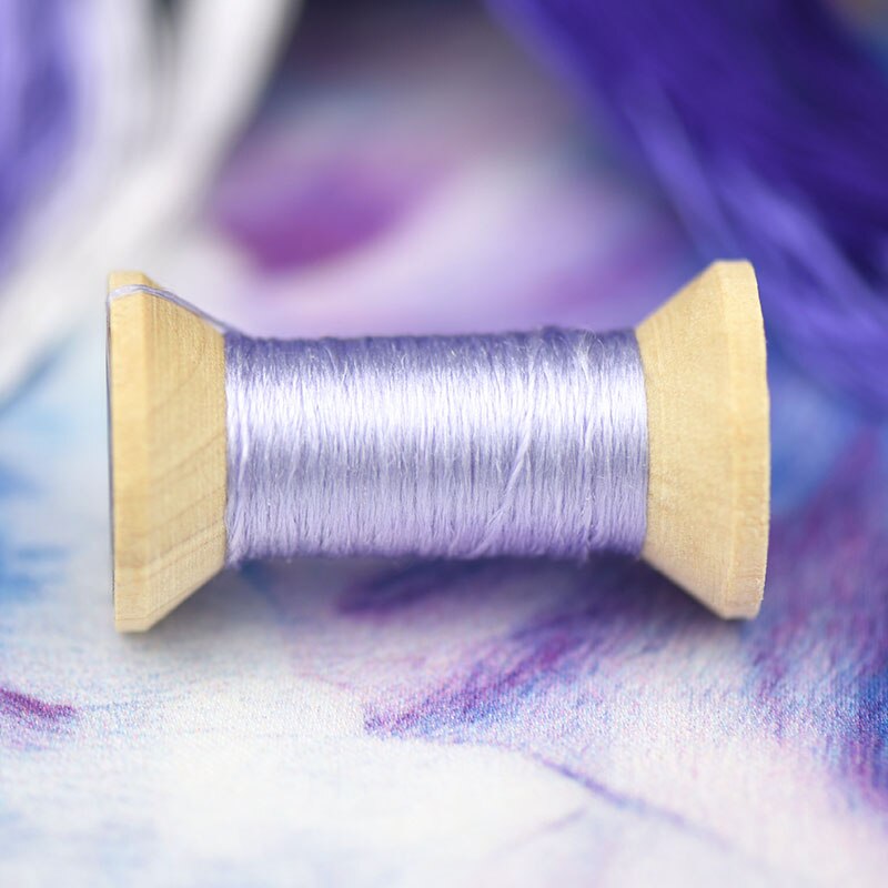 Linha de bordar bordada à mão/linha de seda/linha de bordar de seda enrolada/linha de bordar de seda/carretel/luz real: 3