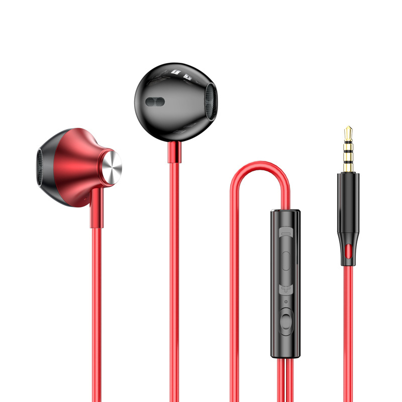 Typ C 3,5mm HIFI Stereo Verdrahtete Kopfhörer Schwere Bass in Ohr Kopfhörer Mit Mic Ohrhörer Lärm die Ermäßigung Gamer Headset für Xiaomi: Schwarz Gelb