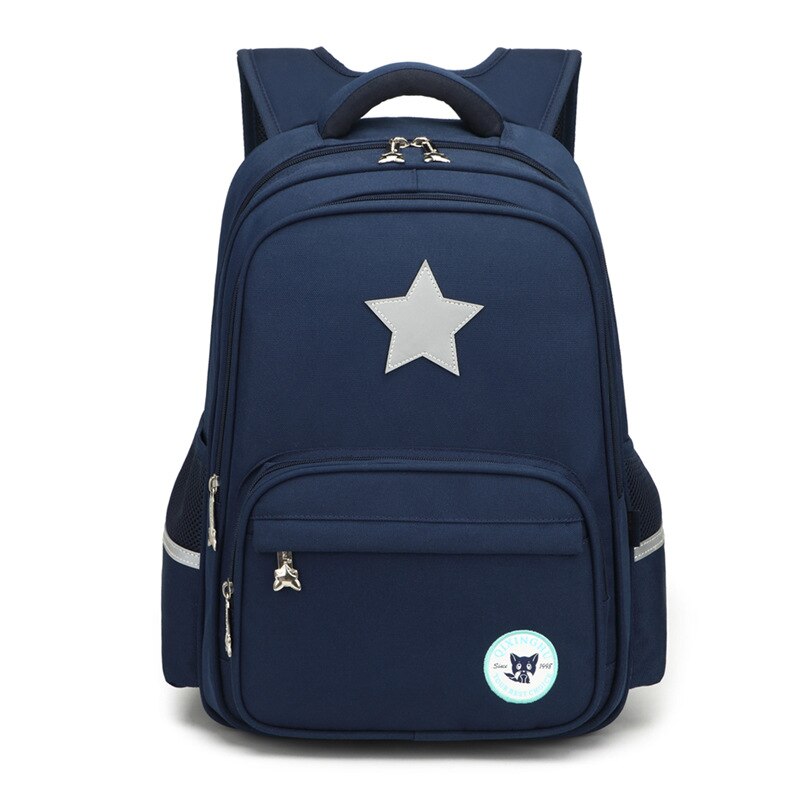 Puimentiua Waterdicht Kinderen Schooltassen Primaire Rugzakken Jongens Meisjes Satchel Schooltas Orthopedische Rugzak Mochila Infantil: Navy big