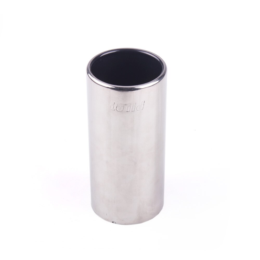 RASTP-80mm Stainless Steel Exhaust Round Muffler Tip Trim Modified Car Rear Tail Throat Liner RS-CR1012