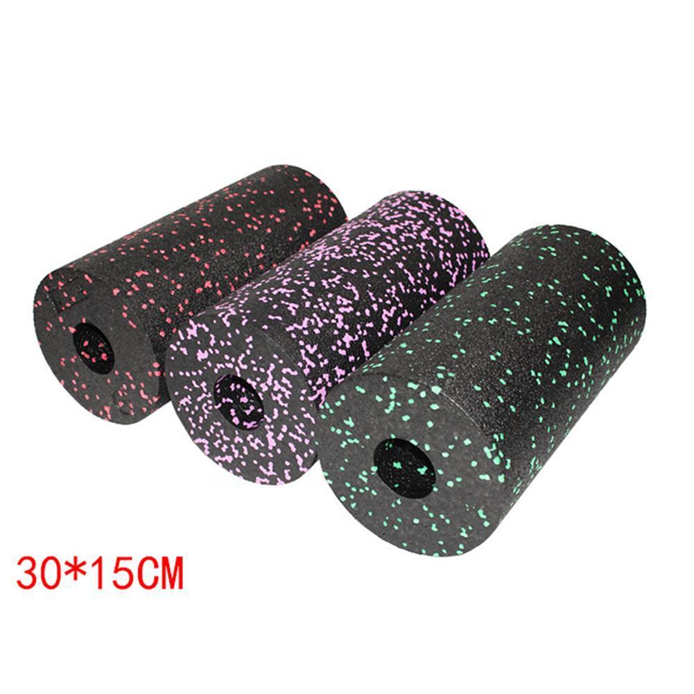 Rodillo de espuma Fascia rollo EVA hueco Yoga masaje de columna ejercicio suministros palo Fitness relajación equilibrio Yoga palo del eje T9Q2