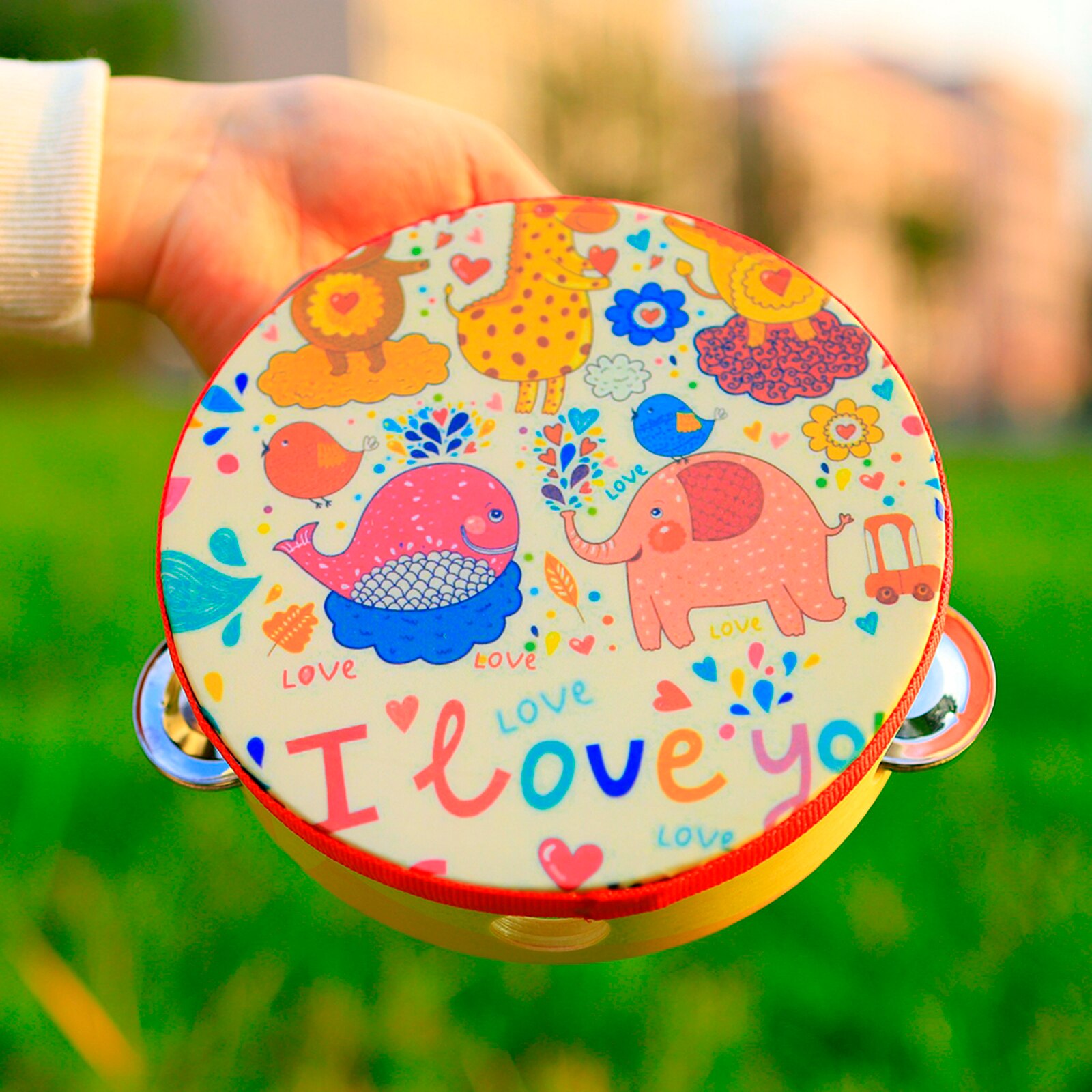 Musical Instrument Hand Drum Percusion Diameter in 6 Inch