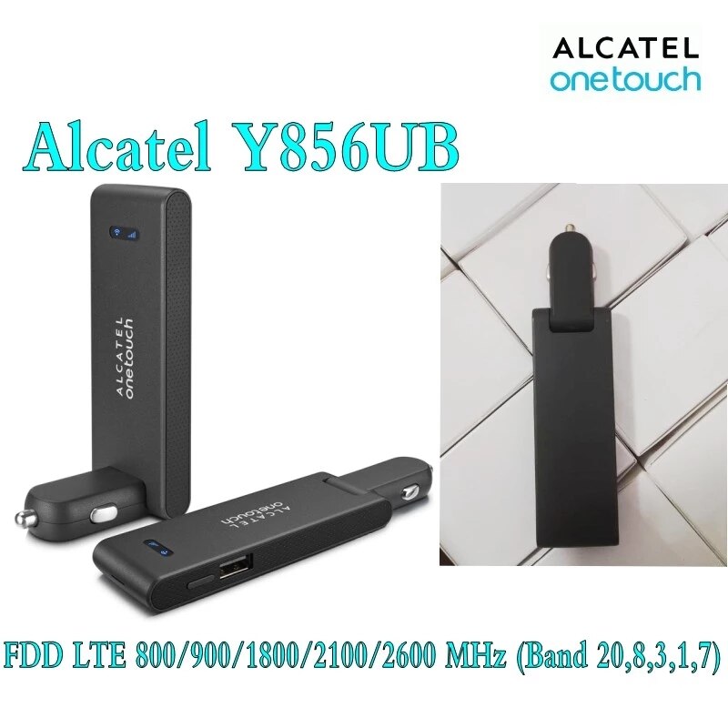 Desbloqueado Alcatel One touch Y856 y856ub 4g wifi para coche router 4g cpe dongle 4g mifi router bolsillo wifi