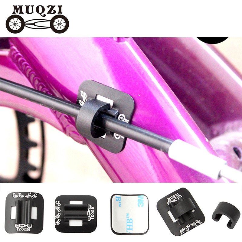 Muqzi 5 stk cykelbremsekabel fast klemme konvertering sæde slange sæde olierør c form spænde mountain road cykel