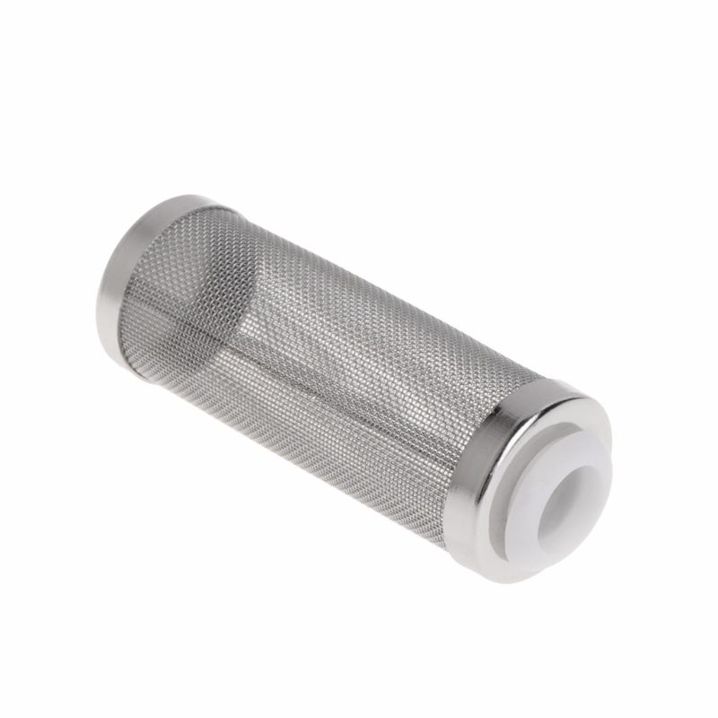 Y1UU-filtro de acero inoxidable para acuario, red de entrada, cilindro de Camarón, entrada de tanque de peces
