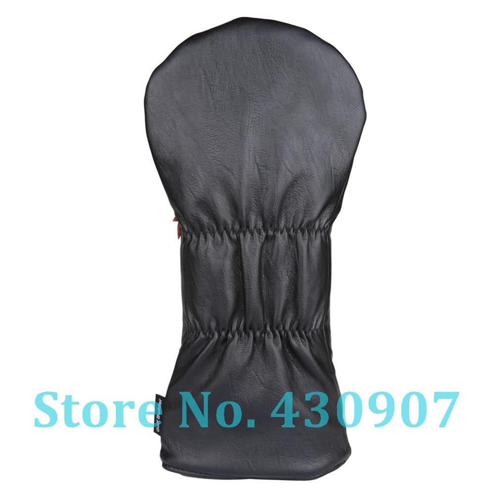 3 stuks zwart pu-leer met leeuwenprint voor golfclubs, driver, fairwayhout, golf  #1 #3 #5- houten headcover