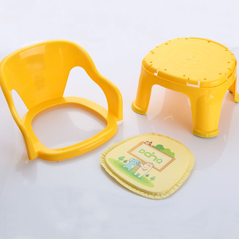 Spisestol barn baby multifunktionel studie stol enkel baby ryglæn skammel møbler plast skolestol