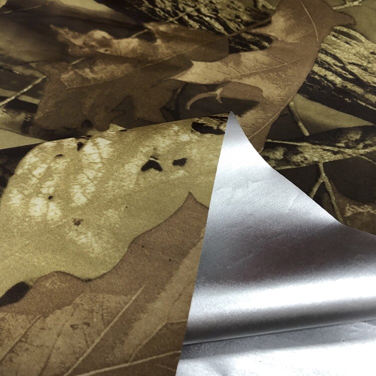 Størrelse 100cm*150cm 190t poly taffeta camouflage trykt pu sølv 1500mm vandtæt stof: 03