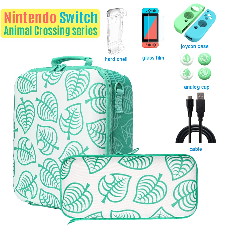 Animal Crossing Storage Bag for Nintendo Switch Nintend Carrying Case Portable Pouch for Nitendo Switch Pro Joycon Accessories