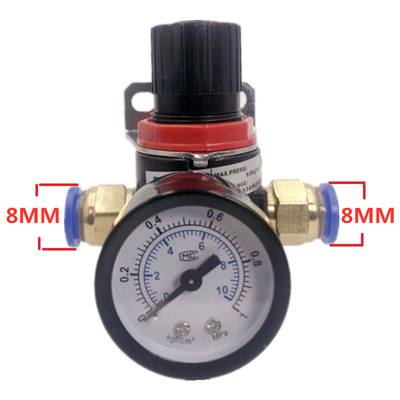 Ar2000 g1/4 '' tryckreglerventil för luftreglering med kompressor: Ar2000 8mm passande