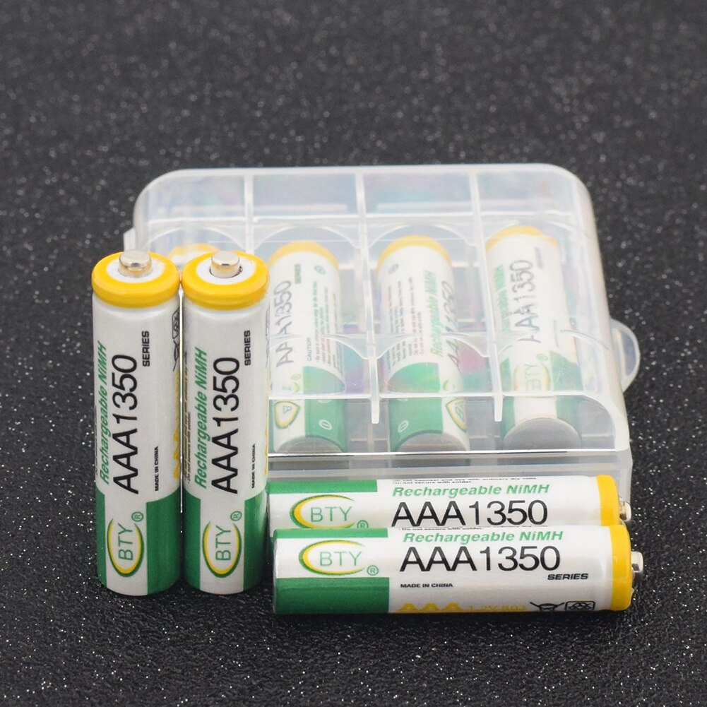 Met Doos 4 Stuks-20Pcs Ni-Mh Oplaadbare Batterijen Aaa 1350Mah Batterij 1.2V 3A Hoge Capaciteit 1350mah Oplaadbare Batterij Aaa