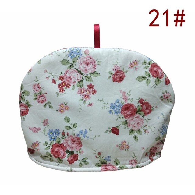 1Pc Theepot Isolatie Hoes Katoen Versierd Gedrukt Huishouden Thee Theepot Isolatie Stofkap Thee Cozies Thuis Tool Onderdelen: 21