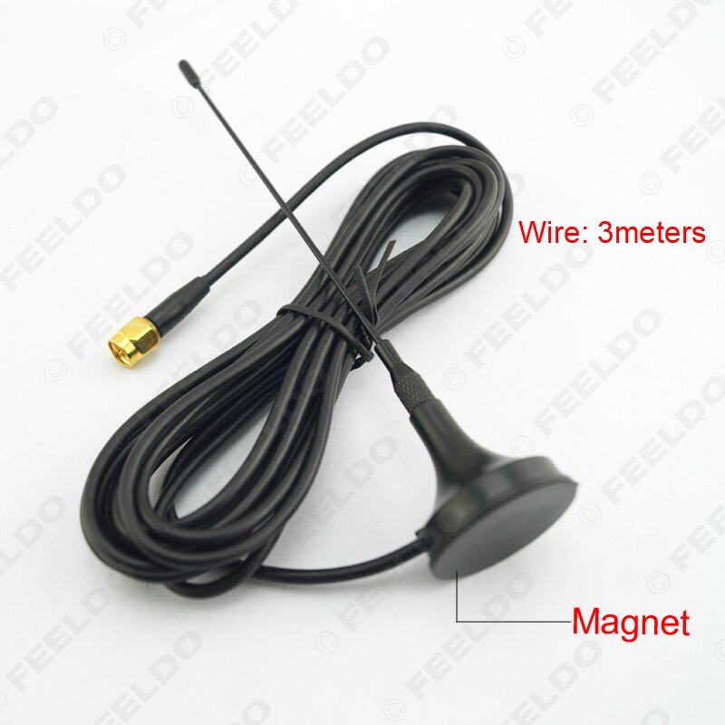 FEELDO Auto SMA Connector Actieve Digitale TV Antenne Antenne Met Ingebouwde Versterker # FD-925