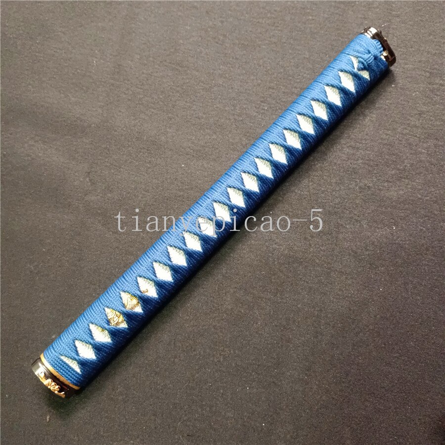 HandMade 35CM Handle For Japanese Katana Sword Handle Fully Tsuka Samurai Handle&amp;Fuchi Kashira: A