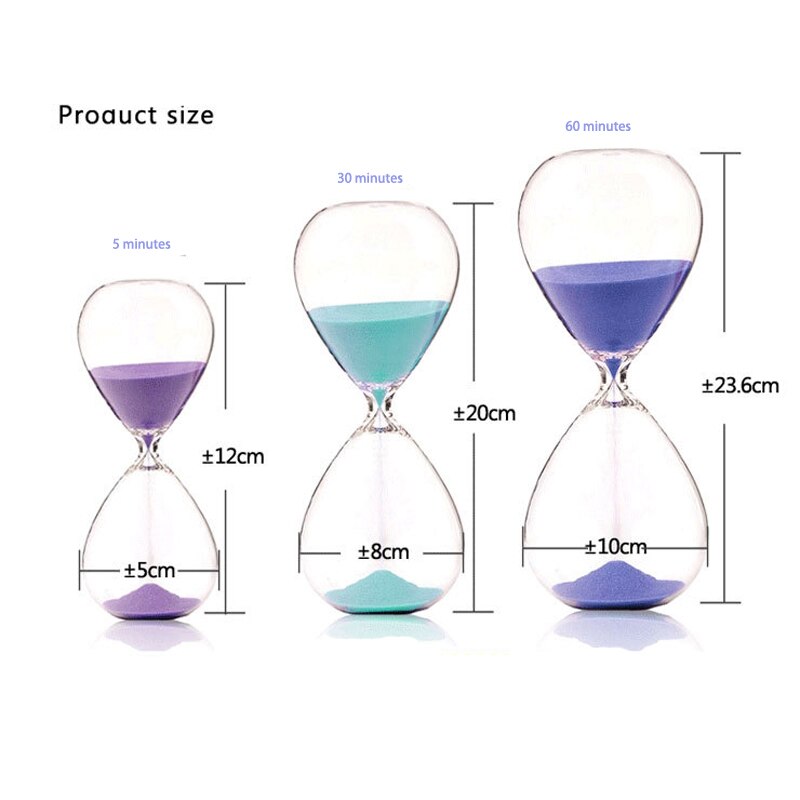 Creatieve Zand Klok Zandloper Timer Klok Zandloper Thee Timers Craft Als Delicate Home Decoraties 5/10/30/60Min
