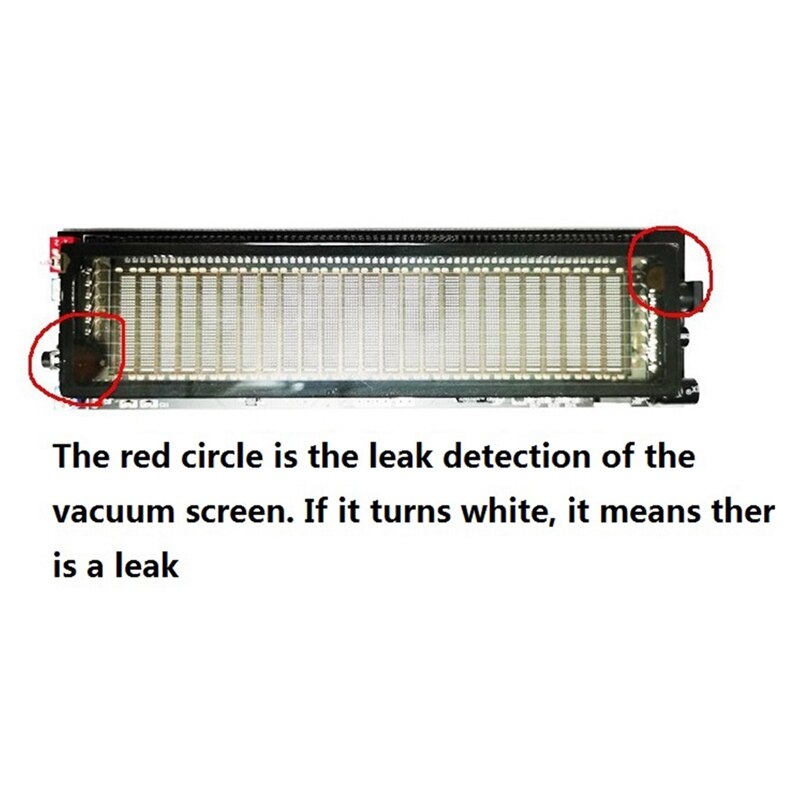 Dc 12V-24V Vfd Clock Music Spectrum Display Analyzer Car Power Amplifier o Level Indicator Rhythm Analyzer Vu Meter
