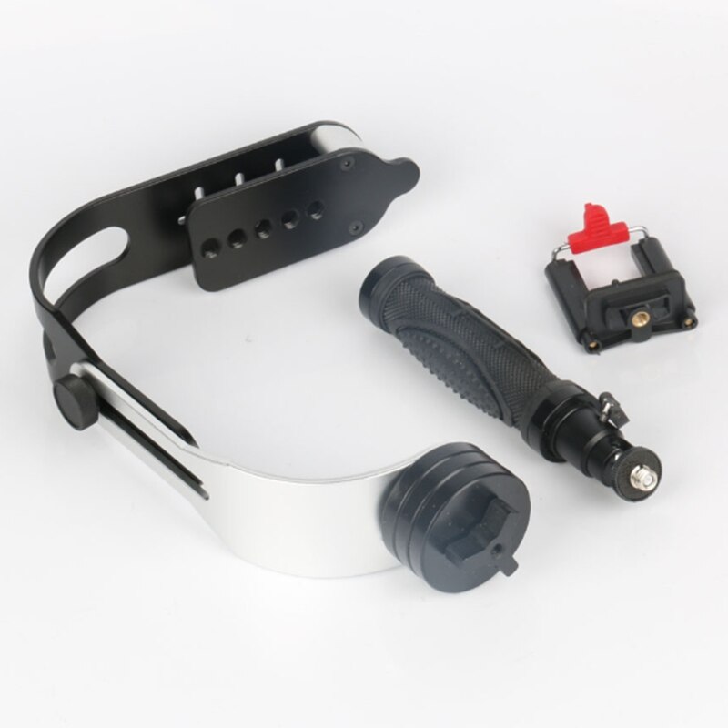 Sort håndholdt stabilisator sports kamera stabilisator mobiltelefon håndholdt stabilisator