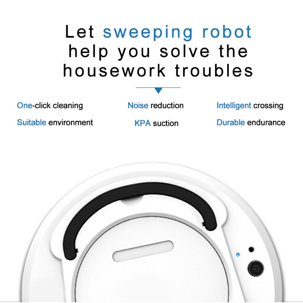 Vacuum Cleaner Automatic Smart Sweeping Robot Floor Dirt Dust Hair Cleaning Smart Robotic Cordless Cleaner Dust Multi Surface