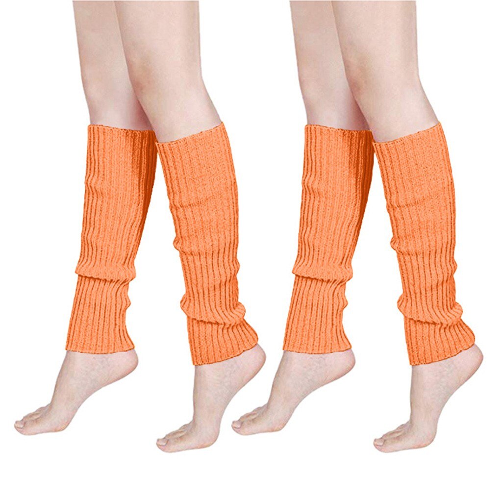 Frauen Männer Fluoreszenz Farbe Streifen Stiefel Manschetten Wärmer betroffen Bein Partei Strümpfe bein wärmer Winter calentadores de pierna mujer