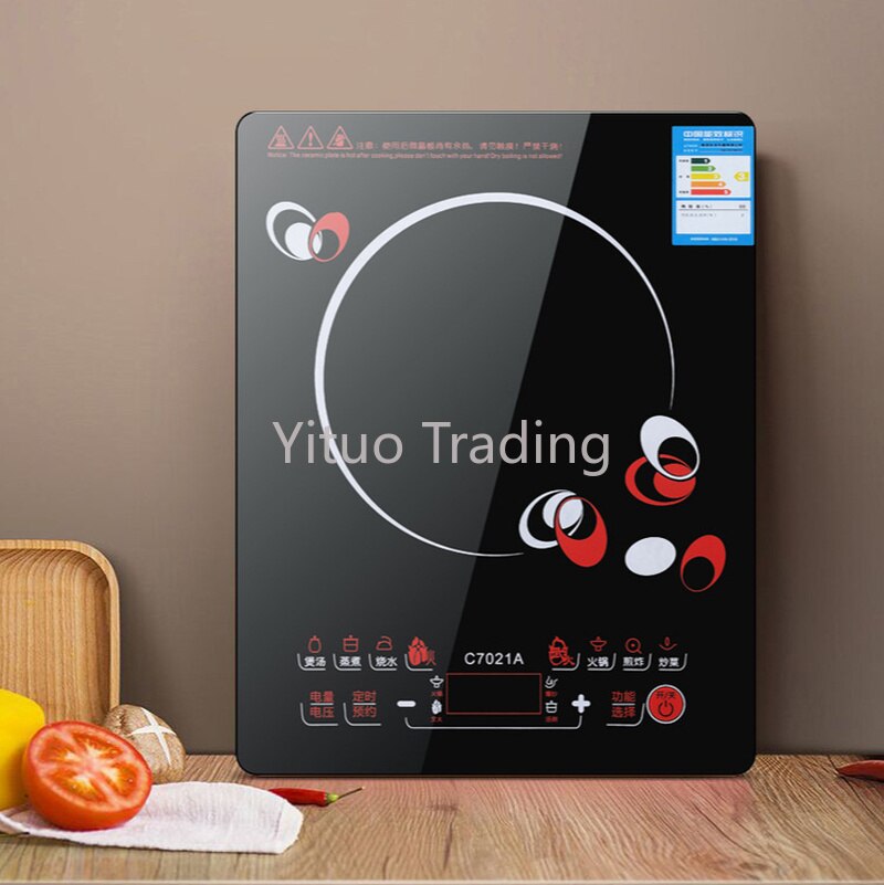 Smart Touch Household Single-head Induction Cooker 2100W High-power Energy-saving Ultra-thin Induction Cooker for Cooking