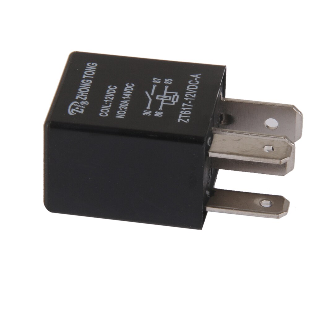Relés de relé SPST para coche y camión, y de , DC 12V, 30A, 30 AMP, 4 pines, 4 P, , 100%
