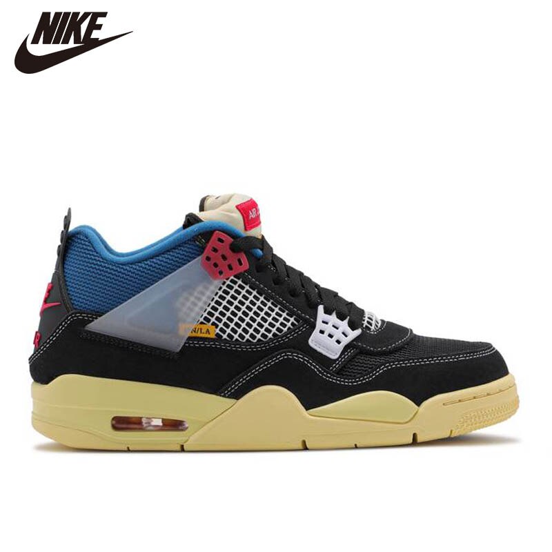 Off White X Air 4-zapatillas de baloncesto Retro para mujer, zapatillas deportivas cómodas populares de , de GUAVA ICE NOIR SAIL: Off Noir / 38