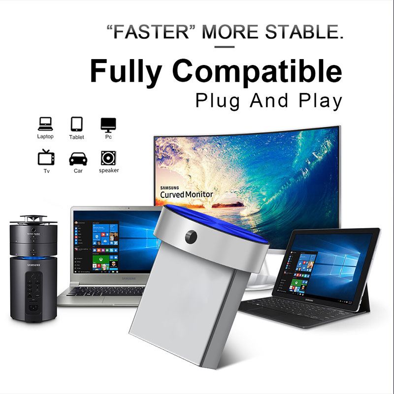 Super Mini Usb Flash Drive 4Gb 8Gb 32Gb 64Gb 128Gb Metalen Pendrive Flash Geheugenstick 256Gb Waterdicht Usb Stick Beste