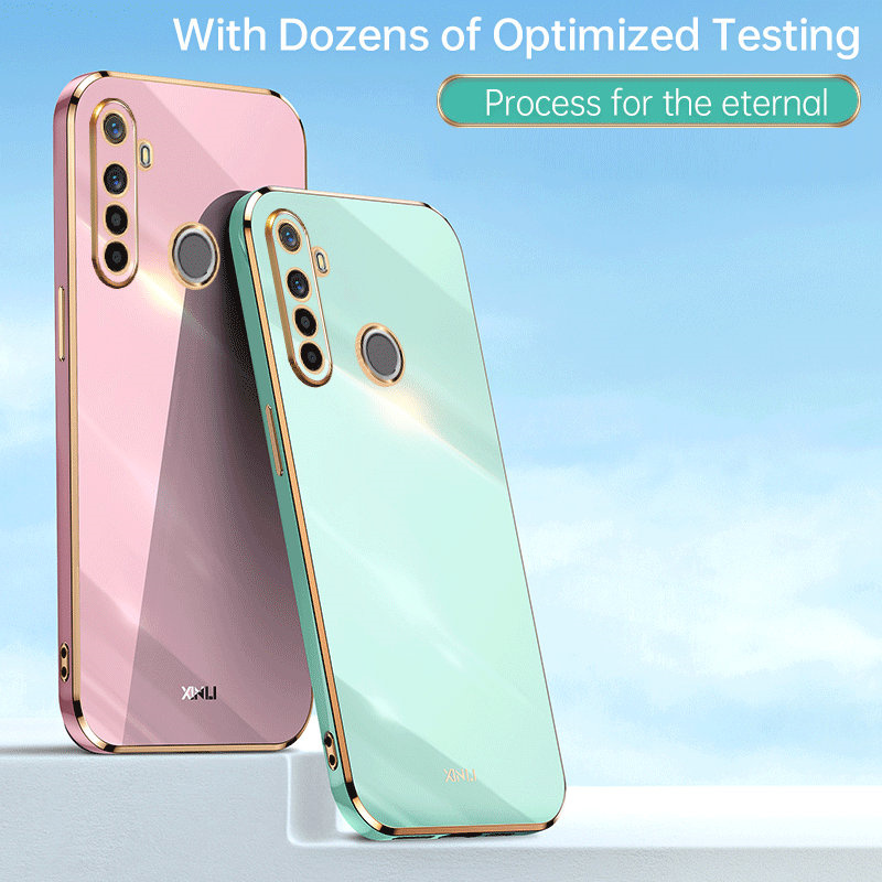 Realme 6i Realme6i RMX2040 Custodia Lucida Placcatura in silicone TPU Paraurti Antiurto Morbida coperchio Posteriore Cassa Del Telefono per Realme 6i Realme6i