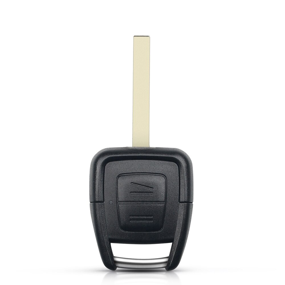 KEYYOU 2 Tasten Für Vauxhall Opel Omega Vectra Frontera Astra Zafira Auto Schlüssel leer fallen Ersatz fob Fernbedienung Auto Schlüssel Hülse: HU100 Klinge