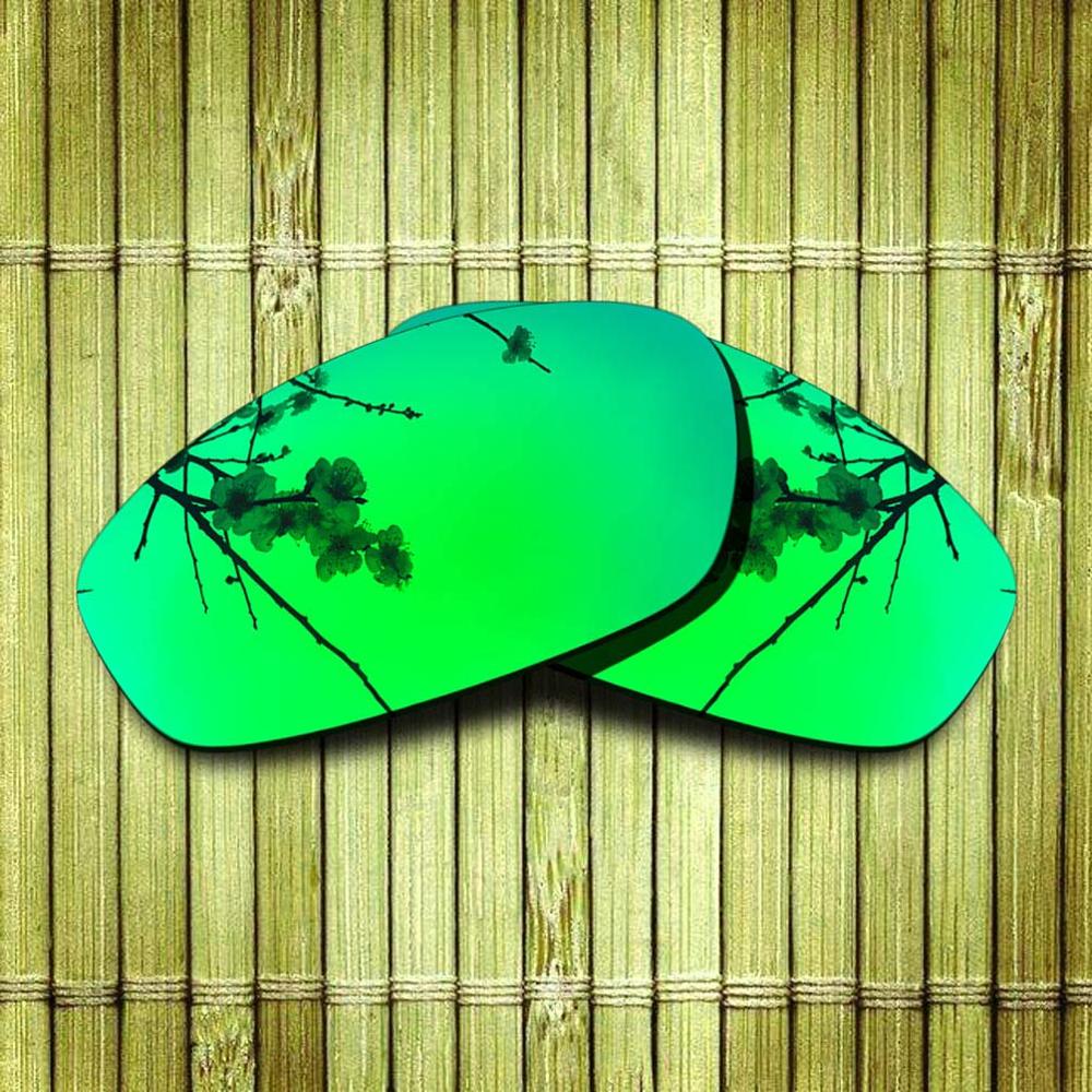 Polarized Replacement Lense For-Oakley Tightrope Sunglasses Frame True Color Mirrored Coating - Options: Green