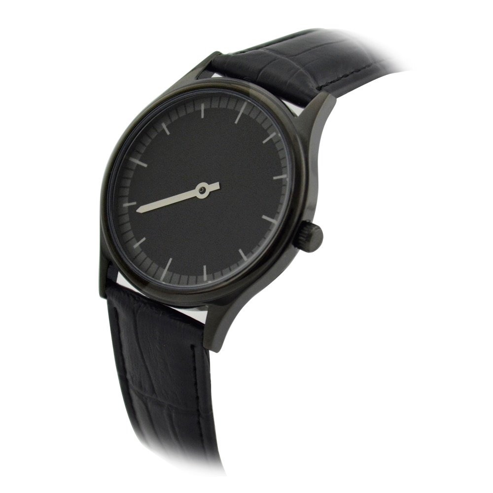 Langzame Tijd Horloge Black Case-Unisex Horloge-Mannen Horloge, vrouwen Horloge