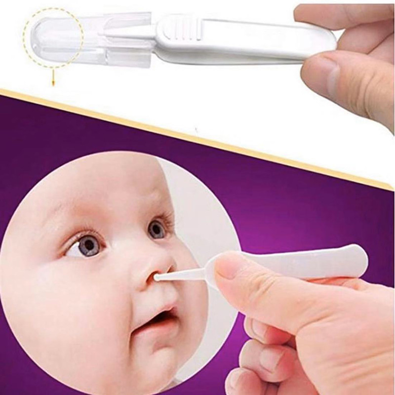 10 Stk/partij Baby Oor Neus Navel Plastic Schoon Pincet Zuigeling Pincet Pincet Veiligheid Tang
