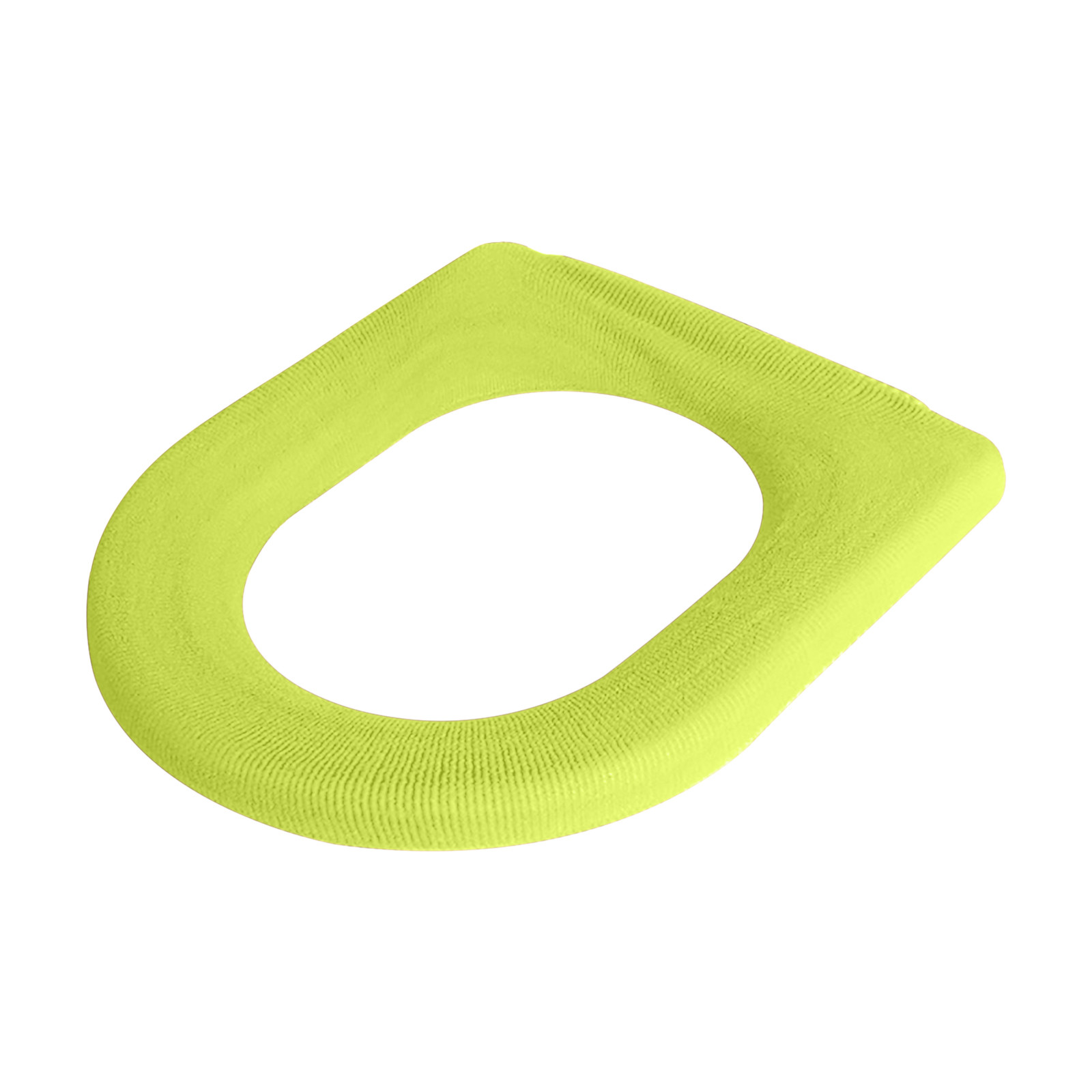 Siège de toilette en peluche chaude réutilisable, 1 paire, Portable, remplissage, tapis de salle de bain lavable, couverture de siège, tampon collant de santé, fournitures ménagères: E-GN