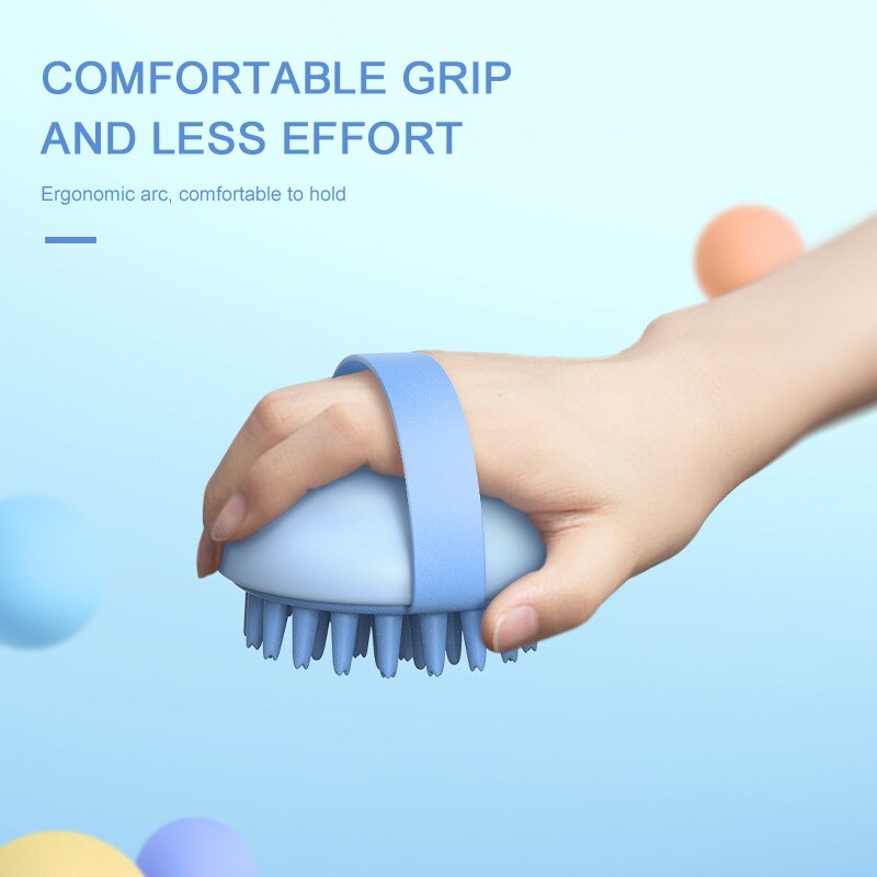 Brosse de douche en Silicone mignon peigne doux pour le corps épurateur de bain à main brosse de nettoyage de douche de Massage Spa avec shampooing douche Massage